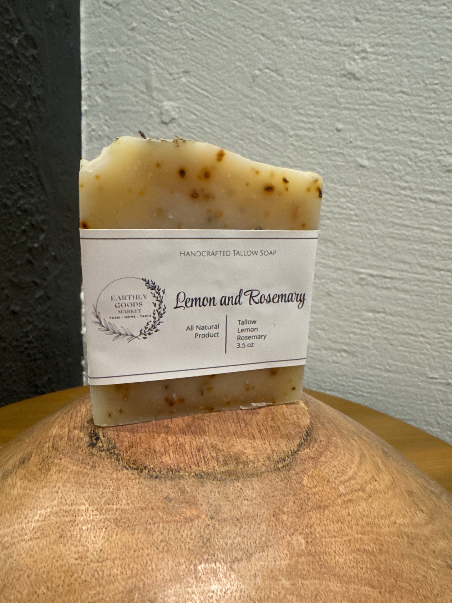 Lemon & Rosemary Tallow Soap