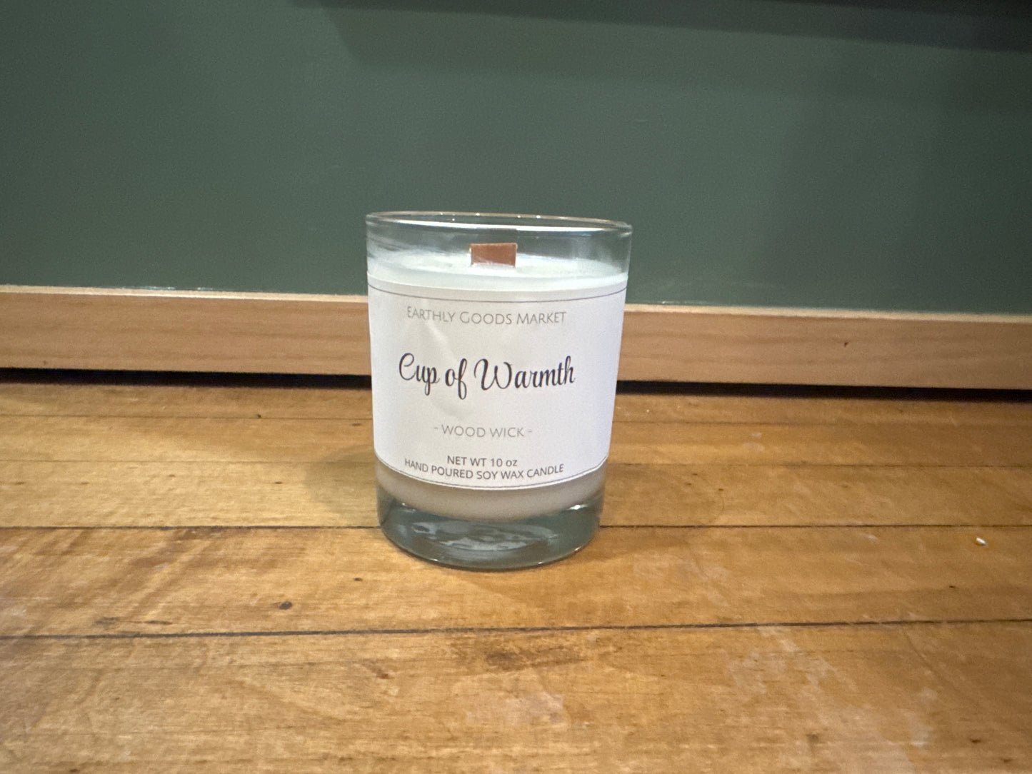 Cup Of Warmth Wood Wick Candle