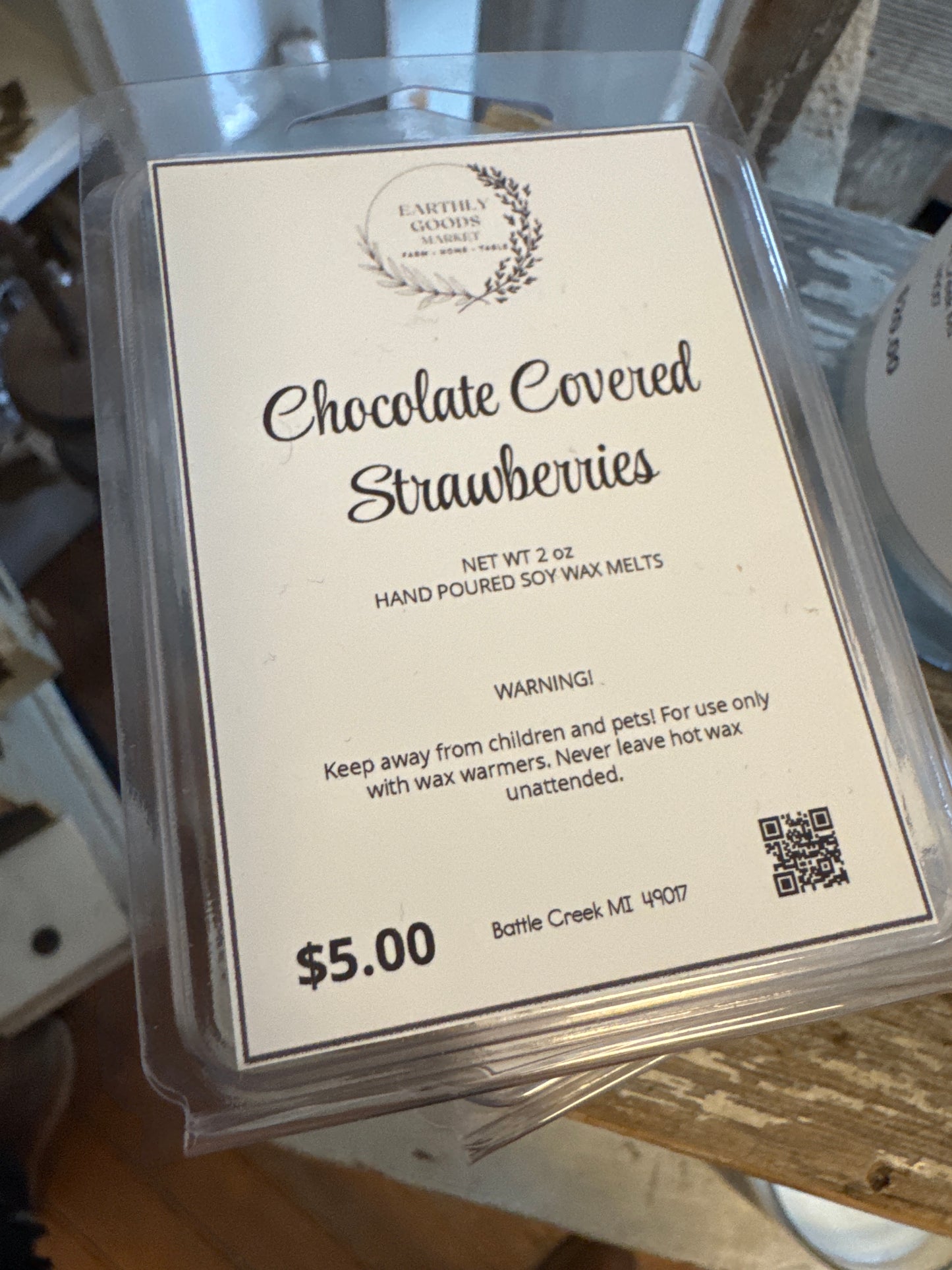 Chocolate Covered Strawberries Wax Melts