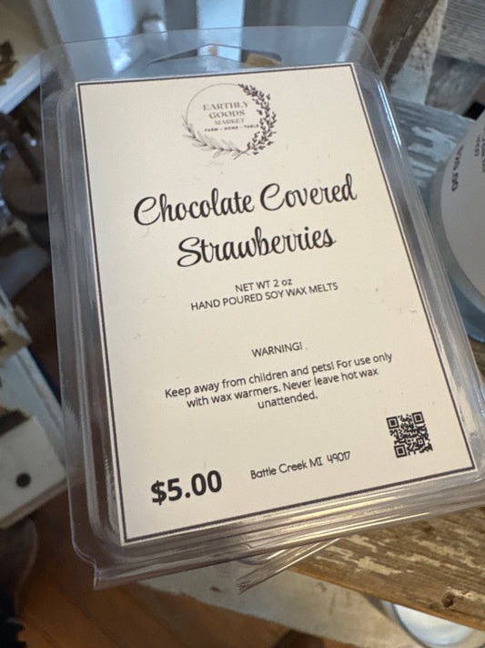 Chocolate Covered Strawberries Wax Melts