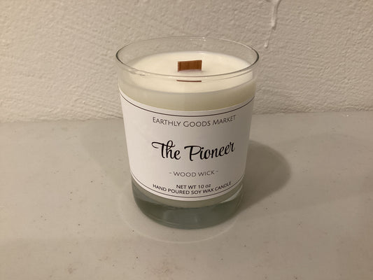 The Pioneer Wood Wick Candle