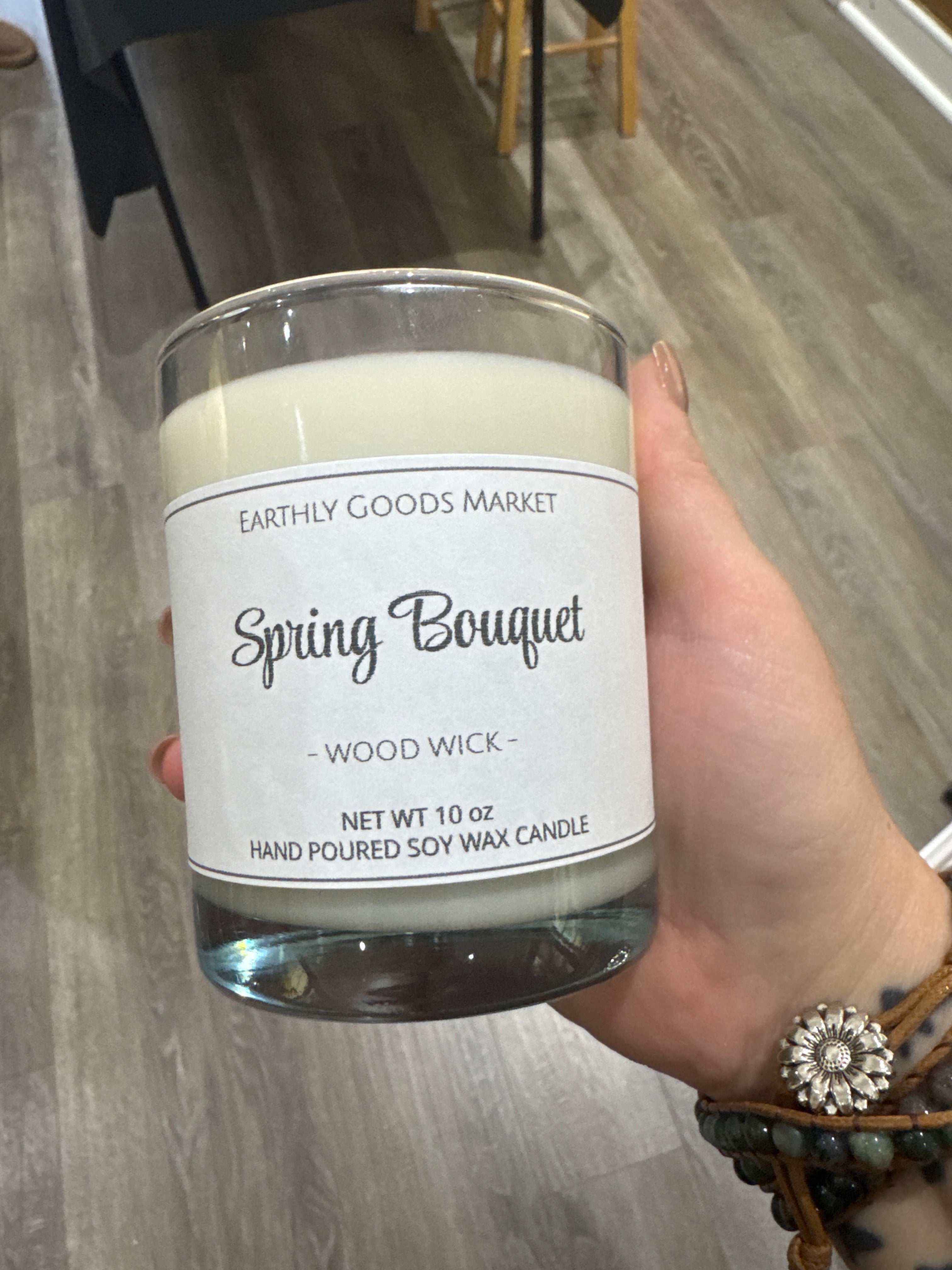 Spring Bouquet Wood Wick Candle – Earthly Goods Market, LLC