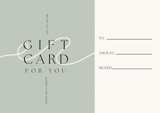 Earthly Goods Market- Gift Cards