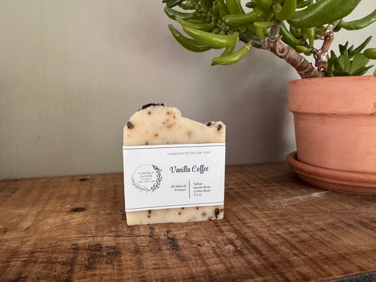 Vanilla Infused Coffee Tallow Soap