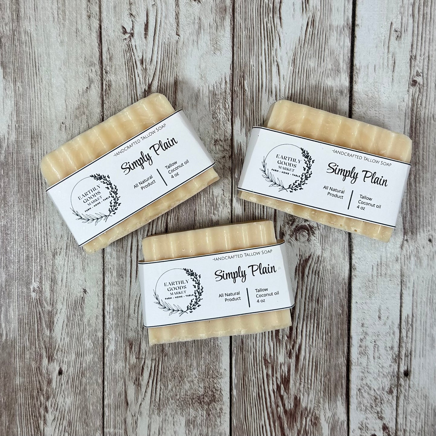 Simply Plain Tallow Soap