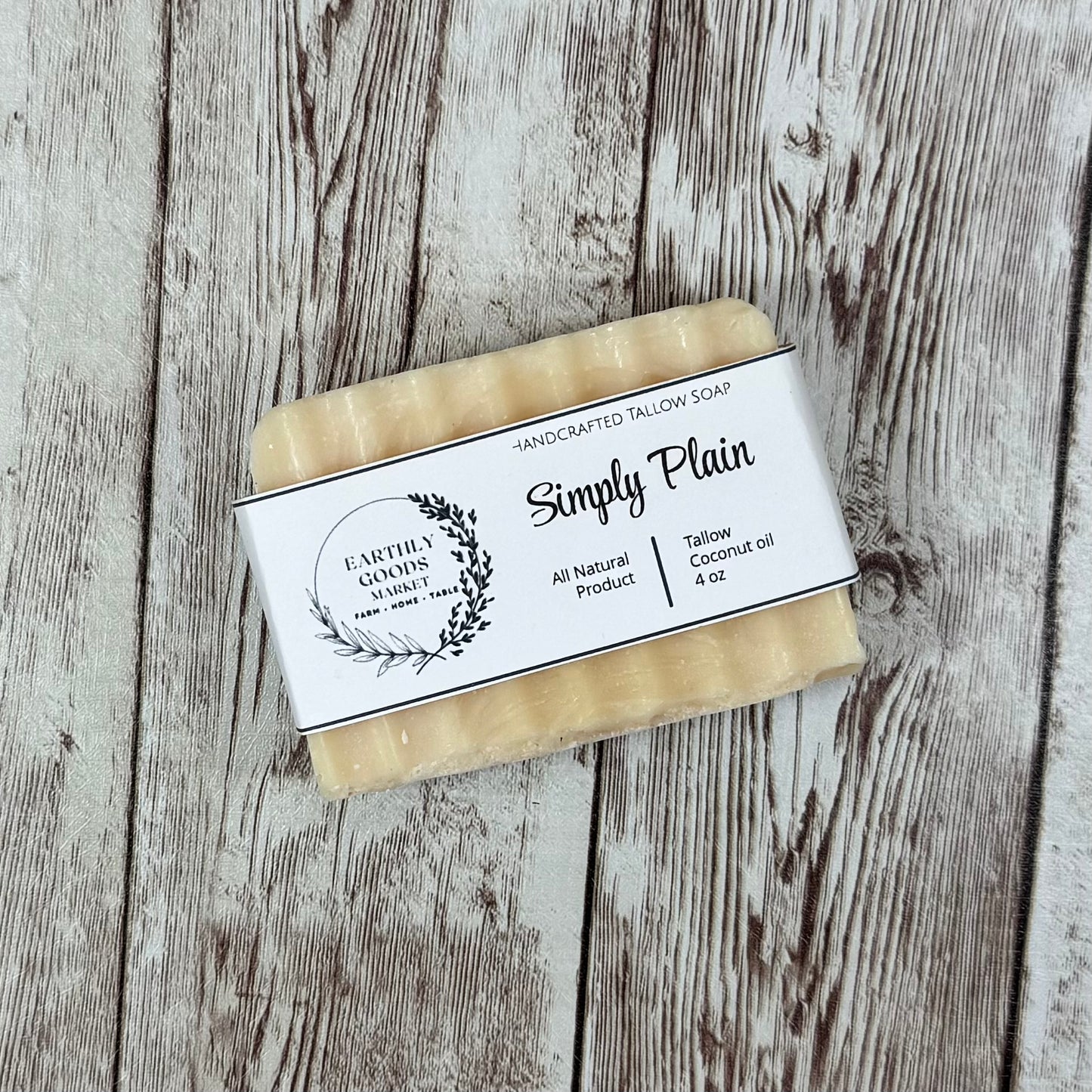 Simply Plain Tallow Soap